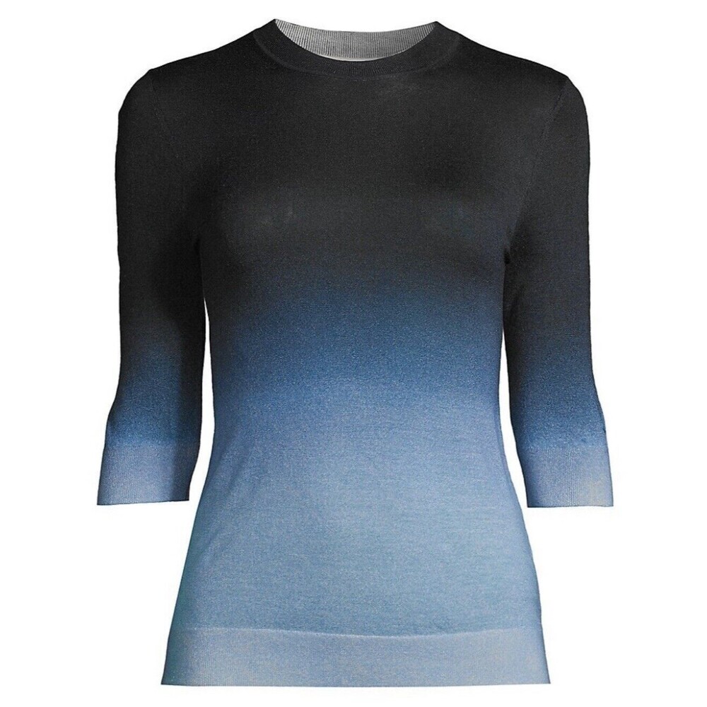 BOSS Feyah Ombré Virgin Wool Knit Top Sz XXL New
